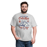 Vintage Automotive Graphic Tee; Bug, Classic, California Ride - heather gray