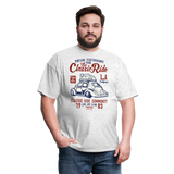 Vintage Automotive Graphic Tee; Bug, Classic, California Ride - light heather gray