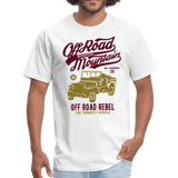 Classic Vintage Jeep Off Road Graphic Tee - white