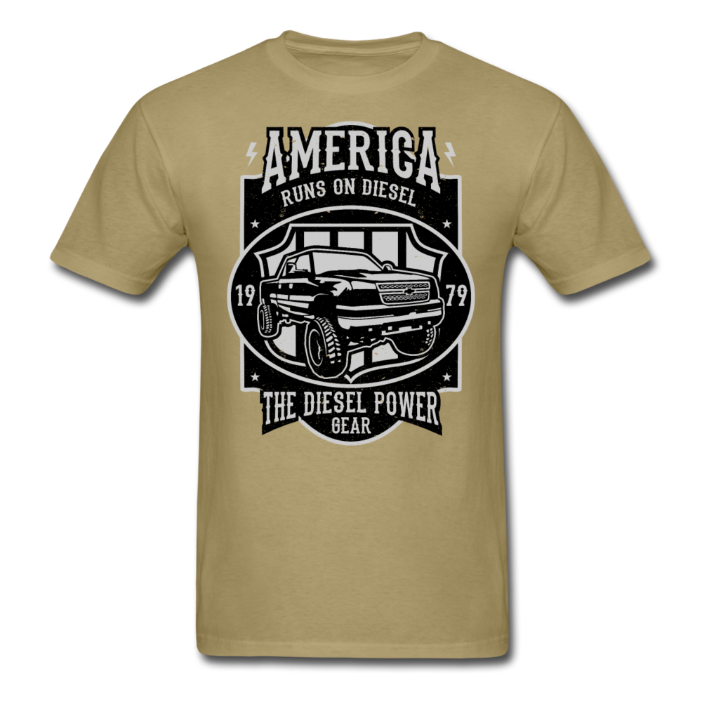 Custom Diesel Power Graphic Tee; Duramax, Powerstroke, Cummins - khaki