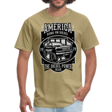 Custom Diesel Power Graphic Tee; Duramax, Powerstroke, Cummins - khaki