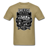 Custom Diesel Power Graphic Tee; Duramax, Powerstroke, Cummins - khaki