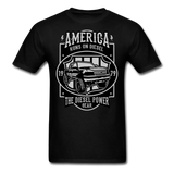 Custom Diesel Power Graphic Tee; Duramax, Powerstroke, Cummins - black