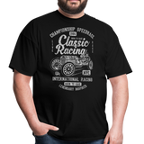 Vintage Classic International Racing Graphic Tee; indy, gran prix - black