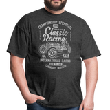 Vintage Classic International Racing Graphic Tee; indy, gran prix - heather black
