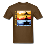 MX, ATV, UTV, Find Your Adventure Graphic Tee; Offroad - brown