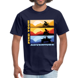 MX, ATV, UTV, Find Your Adventure Graphic Tee; Offroad - navy