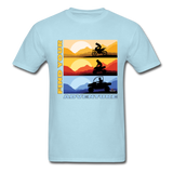 MX, ATV, UTV, Find Your Adventure Graphic Tee; Offroad - powder blue