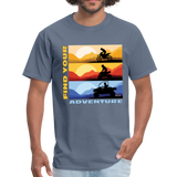 MX, ATV, UTV, Find Your Adventure Graphic Tee; Offroad - denim
