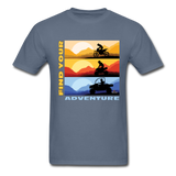 MX, ATV, UTV, Find Your Adventure Graphic Tee; Offroad - denim