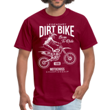 Vintage Legendary MX Graphic Tee; Super Cross, ATV, Racing - burgundy