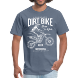 Vintage Legendary MX Graphic Tee; Super Cross, ATV, Racing - denim