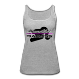 Women’s Mx Beautiful Premium Graphic Tank Top; MX ATV, UTV - heather gray