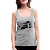 Women’s Mx Beautiful Premium Graphic Tank Top; MX ATV, UTV - heather gray