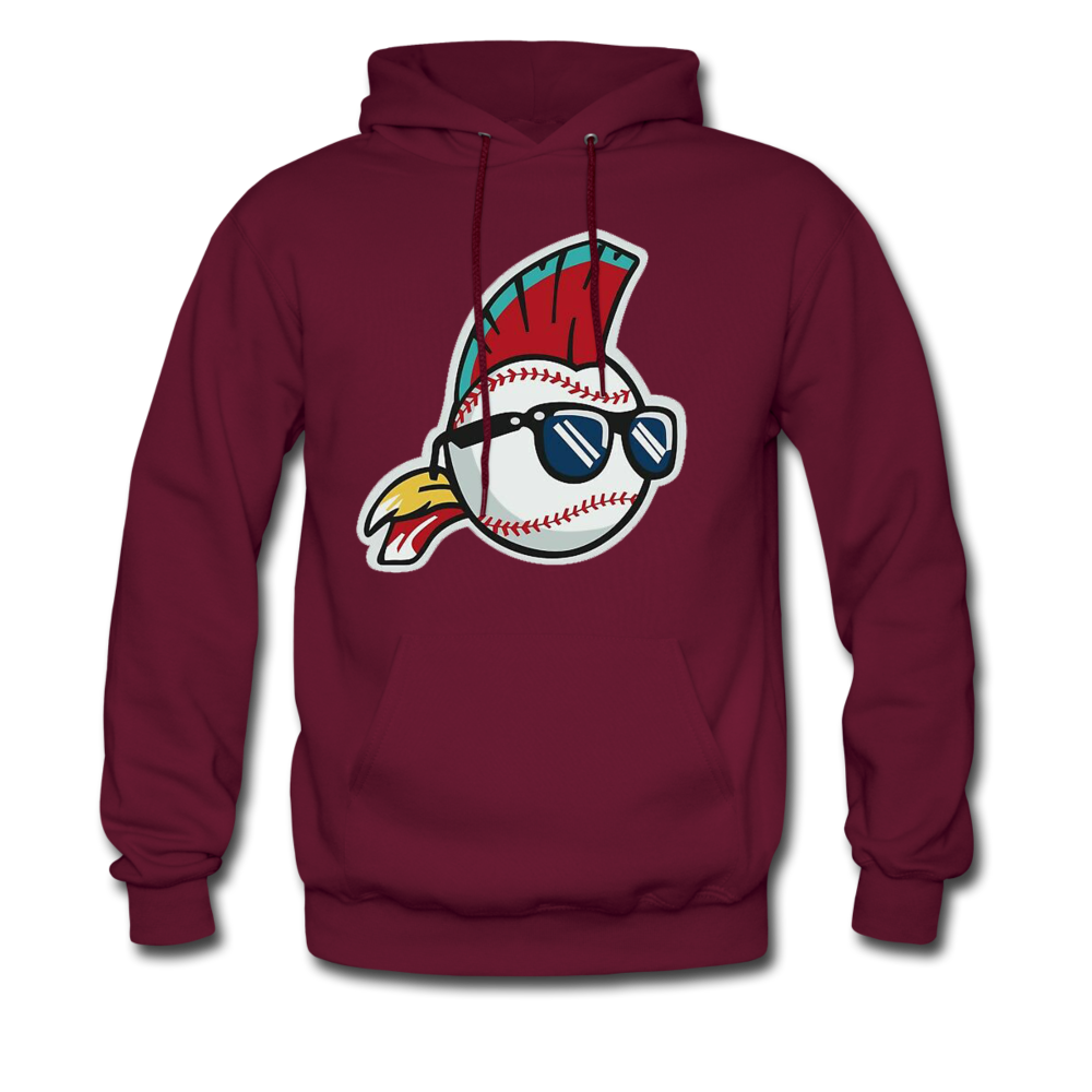 Men's Major League Wild Thing Rick Vaughn Hoodie - burgundy