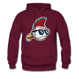 Men's Major League Wild Thing Rick Vaughn Hoodie - burgundy