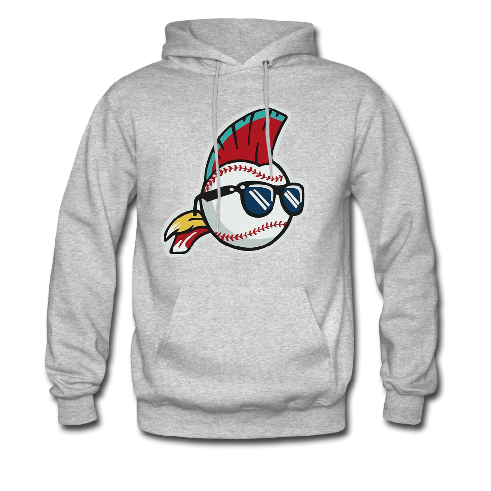 Men's Major League Wild Thing Rick Vaughn Hoodie - heather gray