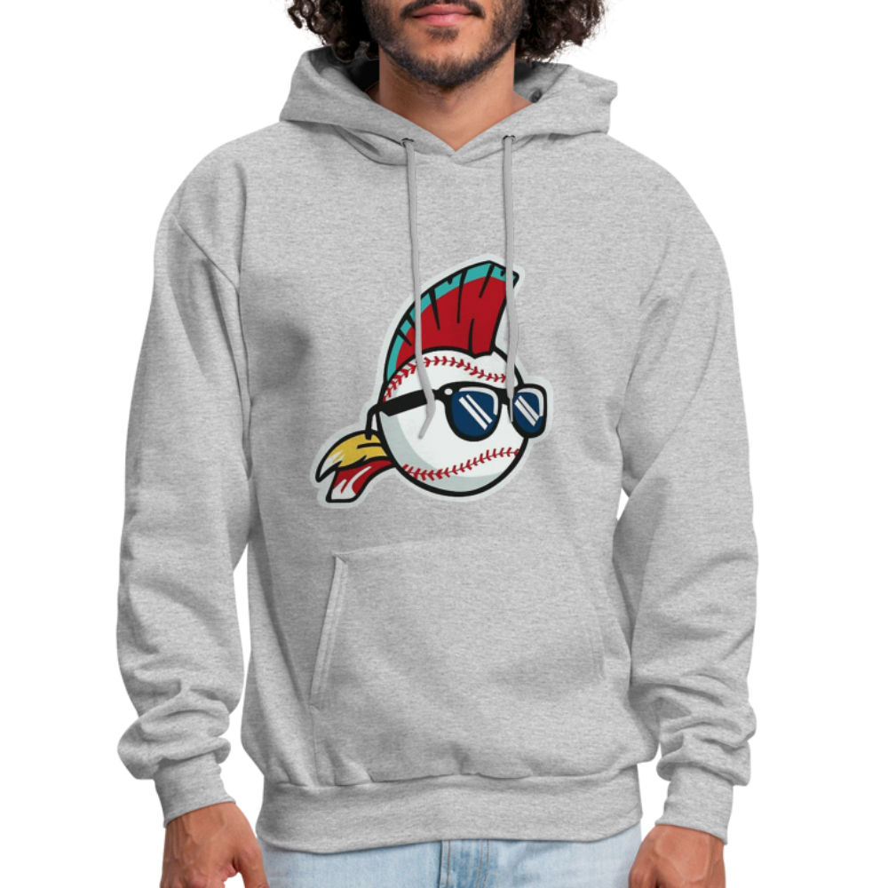 Men's Major League Wild Thing Rick Vaughn Hoodie - heather gray