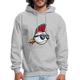 Men's Major League Wild Thing Rick Vaughn Hoodie - heather gray