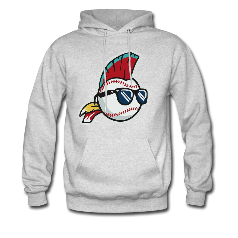 Men's Major League Wild Thing Rick Vaughn Hoodie - ash 