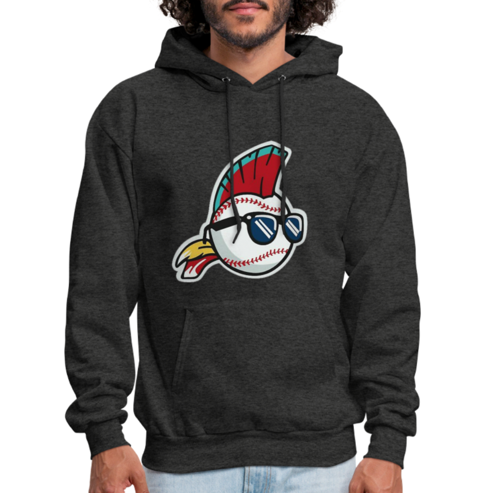 Men's Major League Wild Thing Rick Vaughn Hoodie - charcoal grey