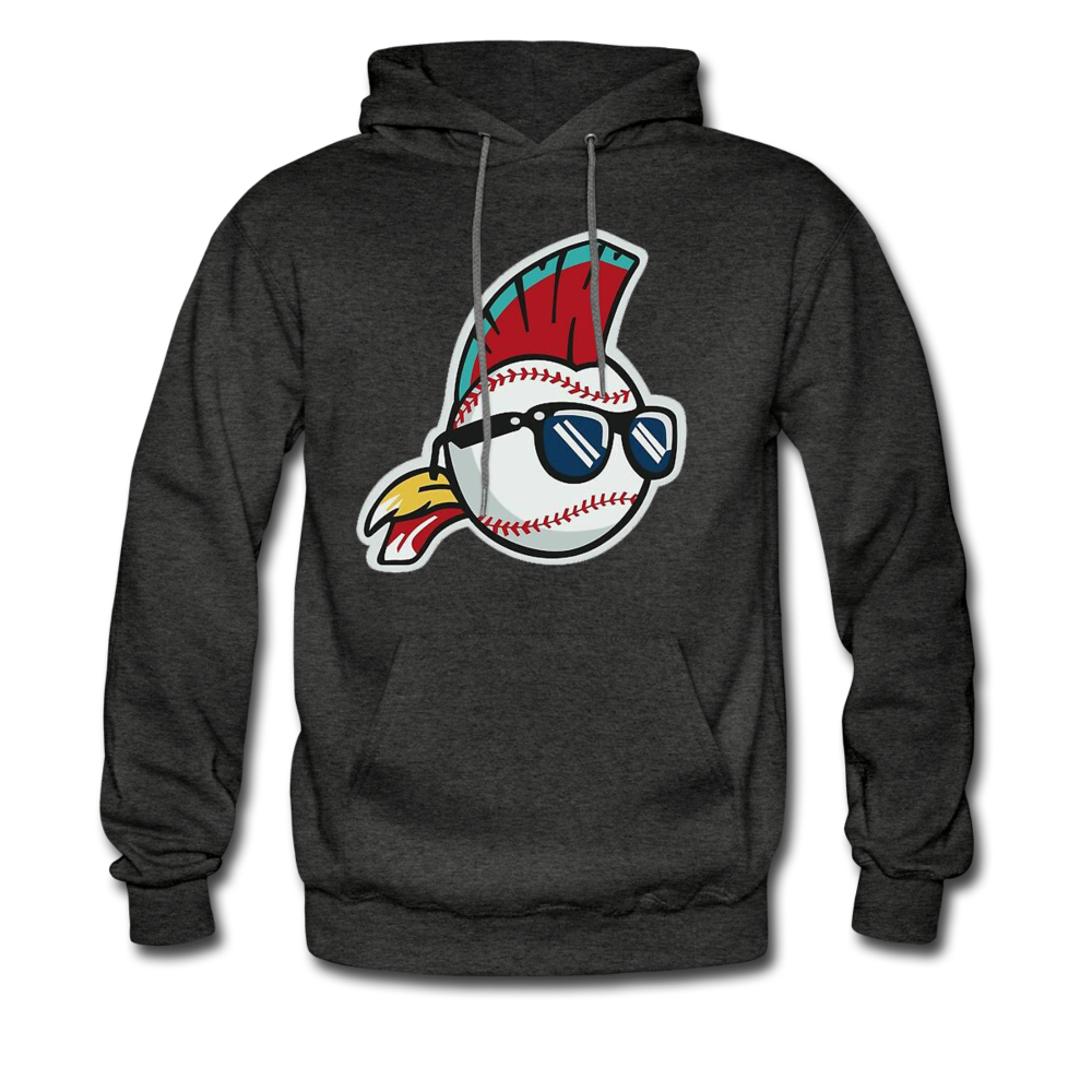 Men's Major League Wild Thing Rick Vaughn Hoodie - charcoal grey