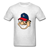 Classic Major League Graphic Tee: Wild Thing, Jobu, Indians, Cleveland - light heather gray