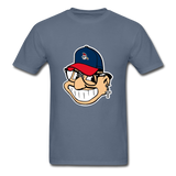 Classic Major League Graphic Tee: Wild Thing, Jobu, Indians, Cleveland - denim