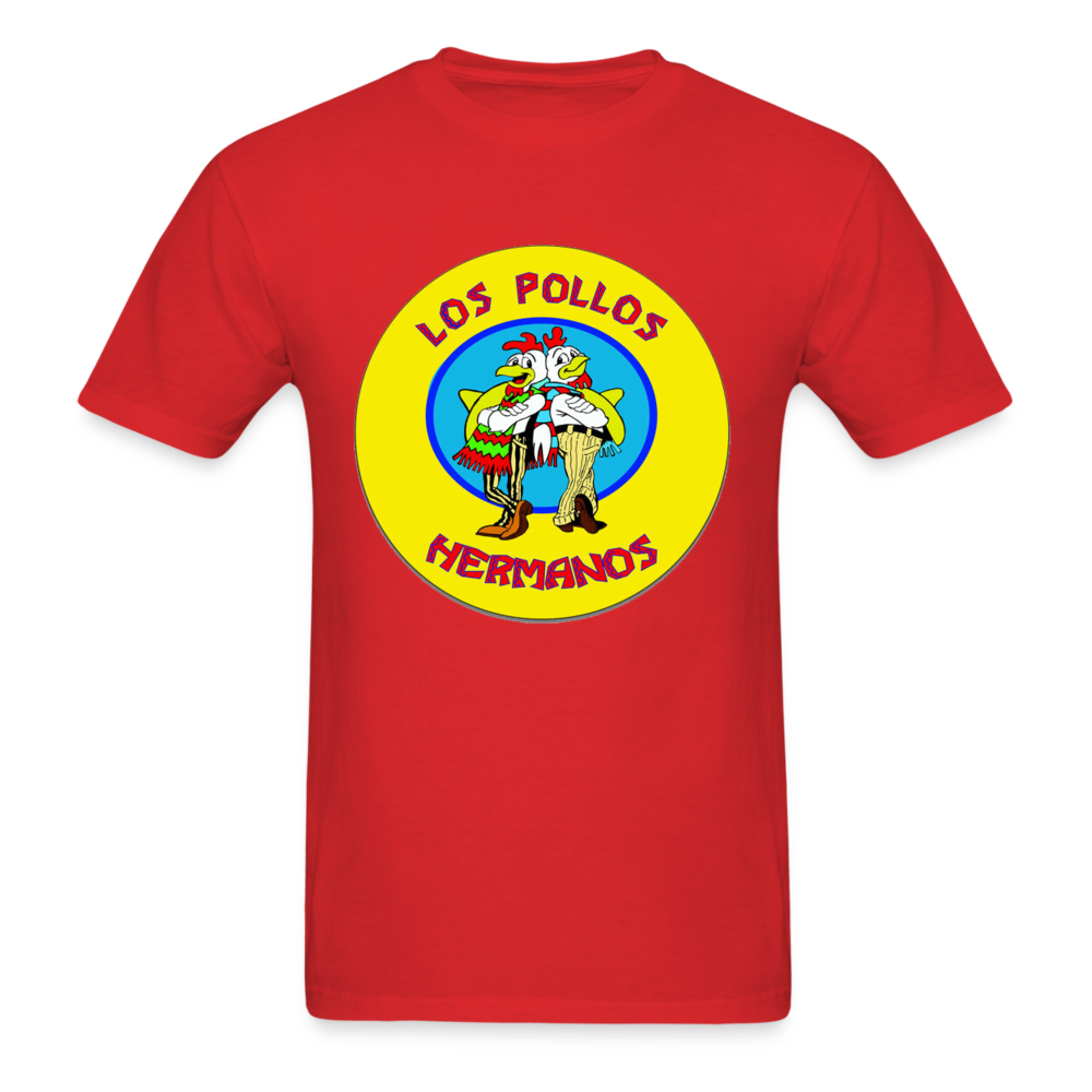 Los Pollos Hermanos From Breaking Bad Restaurant Logo Graphic T - red