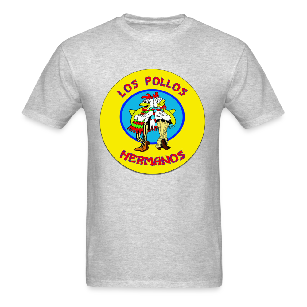 Los Pollos Hermanos From Breaking Bad Restaurant Logo Graphic T - heather gray