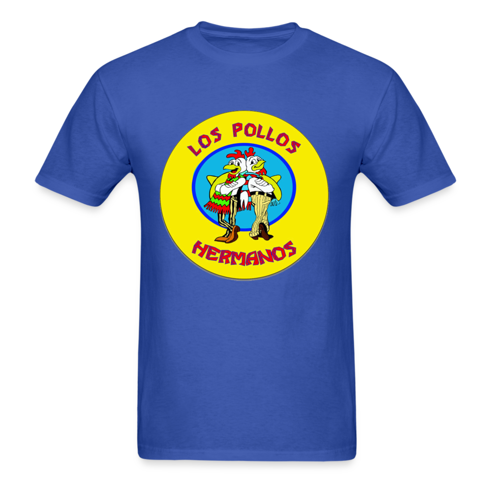 Los Pollos Hermanos From Breaking Bad Restaurant Logo Graphic T - royal blue