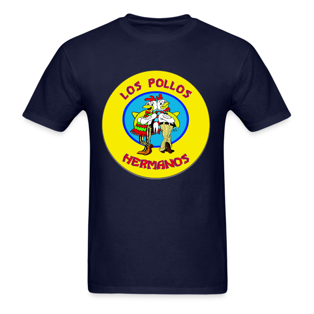 Los Pollos Hermanos From Breaking Bad Restaurant Logo Graphic T - navy