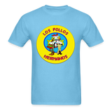 Los Pollos Hermanos From Breaking Bad Restaurant Logo Graphic T - aquatic blue