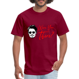Johnny Depp Where You There? Graphic Tee - burgundy