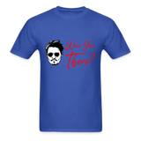 Johnny Depp Where You There? Graphic Tee - royal blue