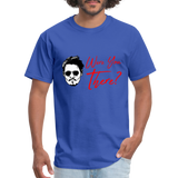 Johnny Depp Where You There? Graphic Tee - royal blue