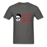 Johnny Depp Where You There? Graphic Tee - charcoal