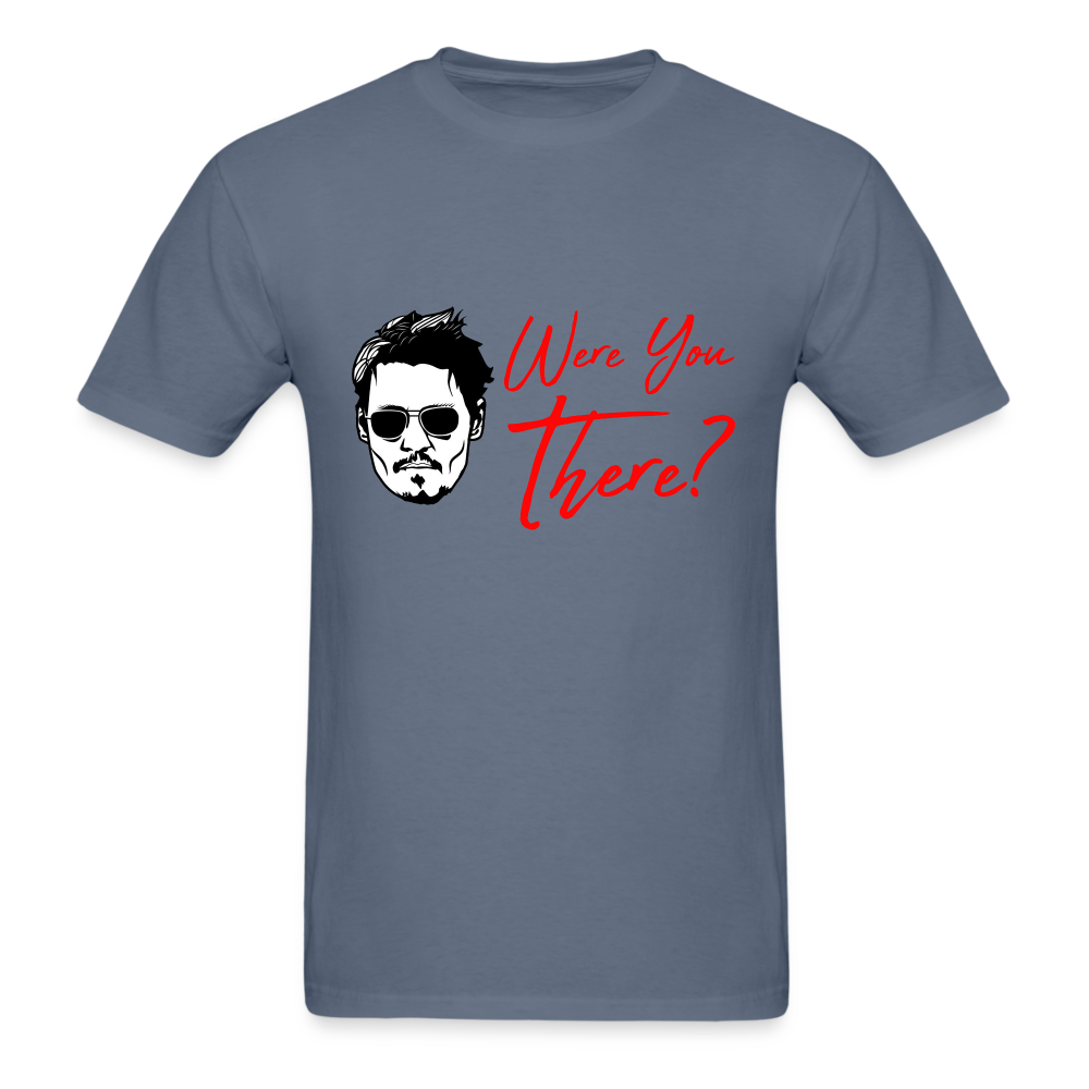 Johnny Depp Where You There? Graphic Tee - denim