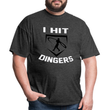 Swingman Baseball I Hit Dingers Graphic Tee - heather black