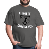 Swingman Baseball I Hit Dingers Graphic Tee - charcoal