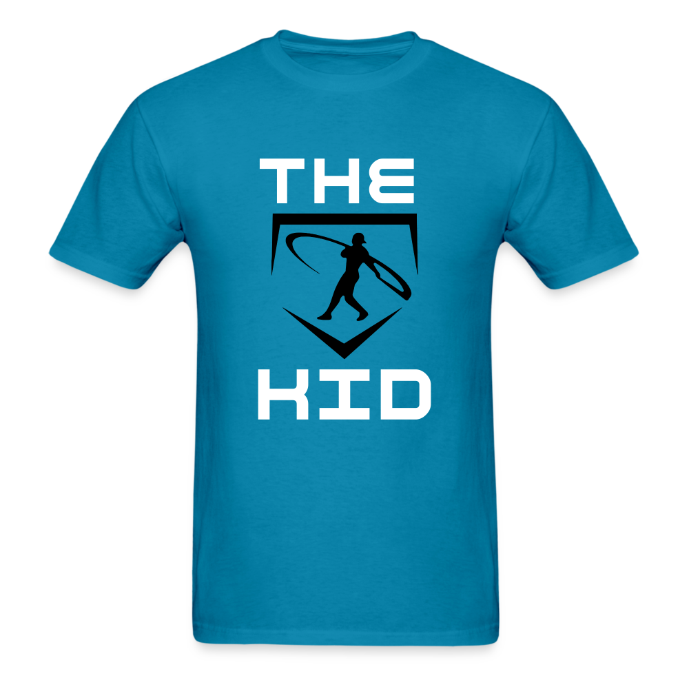 Swingman The Kid Baseball Graphic Tee; Ken Griffey Jr - turquoise