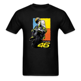 MotoGP Rossi 46 The Doctor Custom Graphic Tee - black