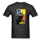 MotoGP Rossi 46 The Doctor Custom Graphic Tee - heather black