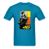 MotoGP Rossi 46 The Doctor Custom Graphic Tee - turquoise
