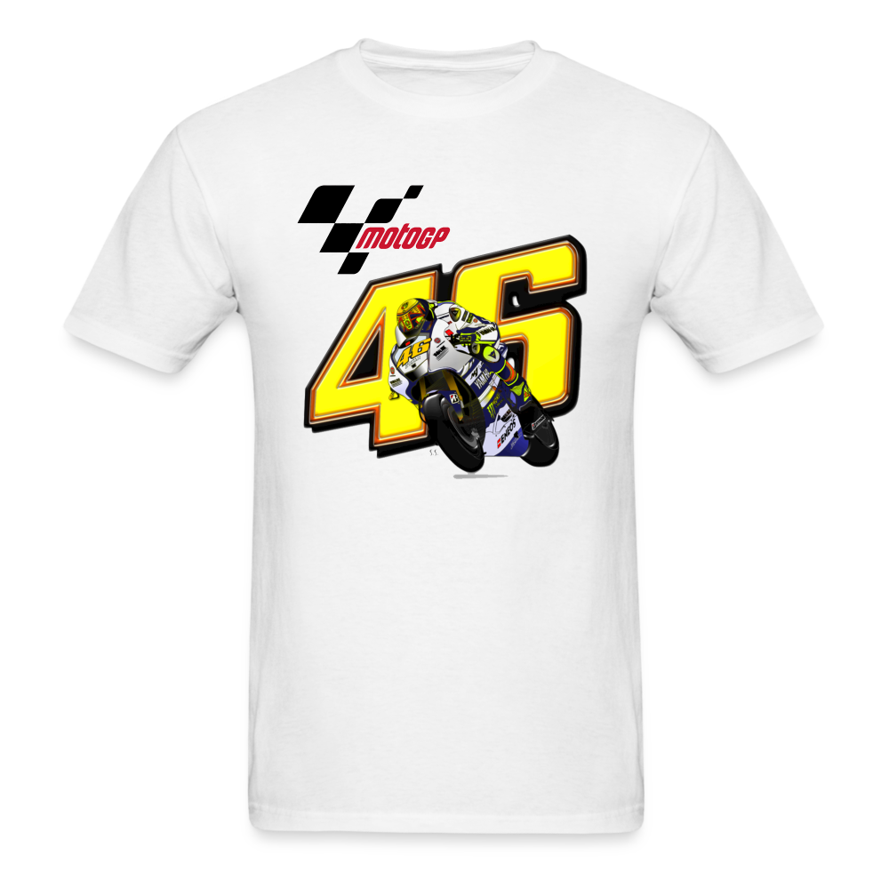 MotoGP Rossi 46 The Doctor Custom Graphic Tee - white