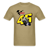 MotoGP Rossi 46 The Doctor Custom Graphic Tee - khaki