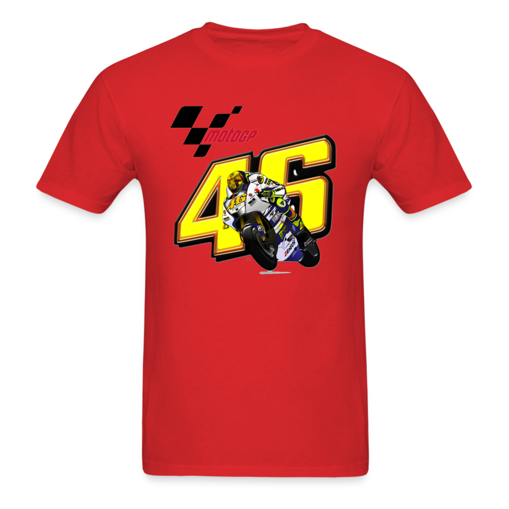 MotoGP Rossi 46 The Doctor Custom Graphic Tee - red