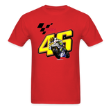 MotoGP Rossi 46 The Doctor Custom Graphic Tee - red