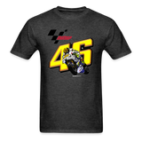 MotoGP Rossi 46 The Doctor Custom Graphic Tee - heather black