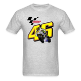 MotoGP Rossi 46 The Doctor Custom Graphic Tee - heather gray